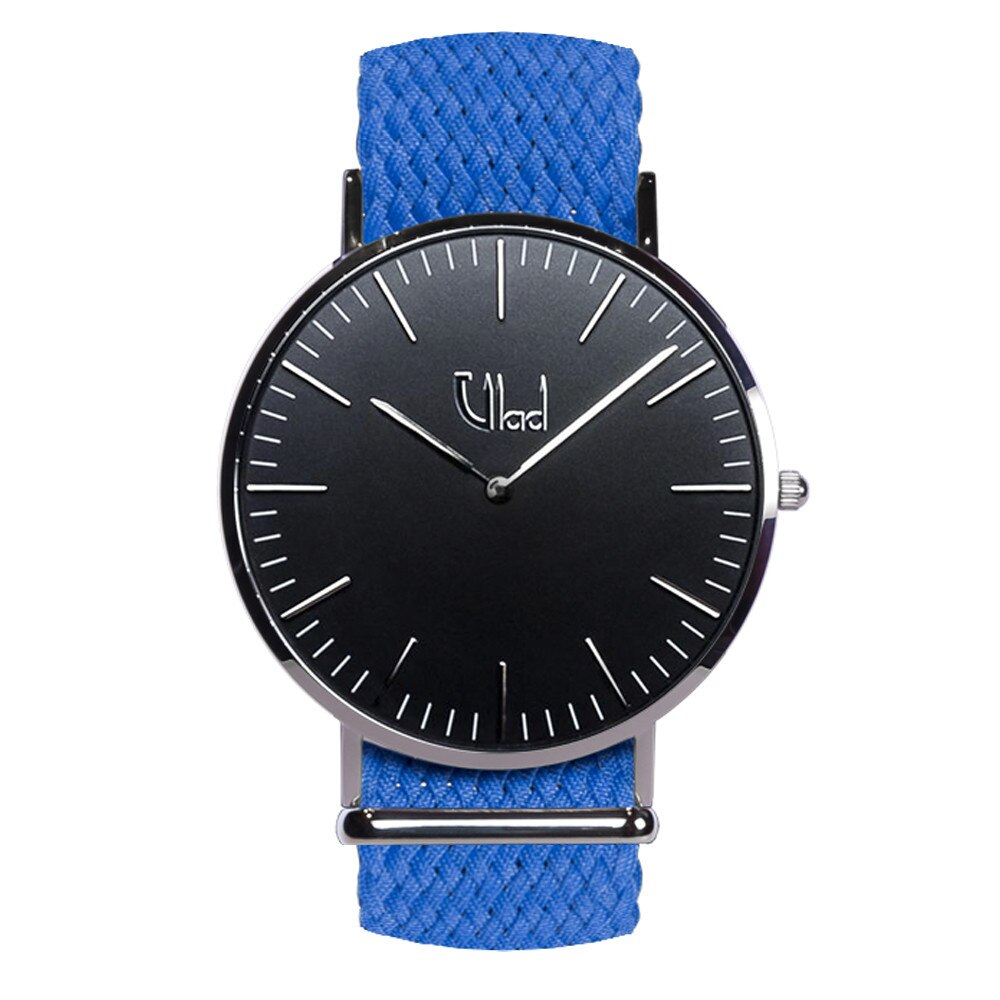 Ceas Vlad Horologes Vertor Black 06, Ecran safir, Curea interschimbabila