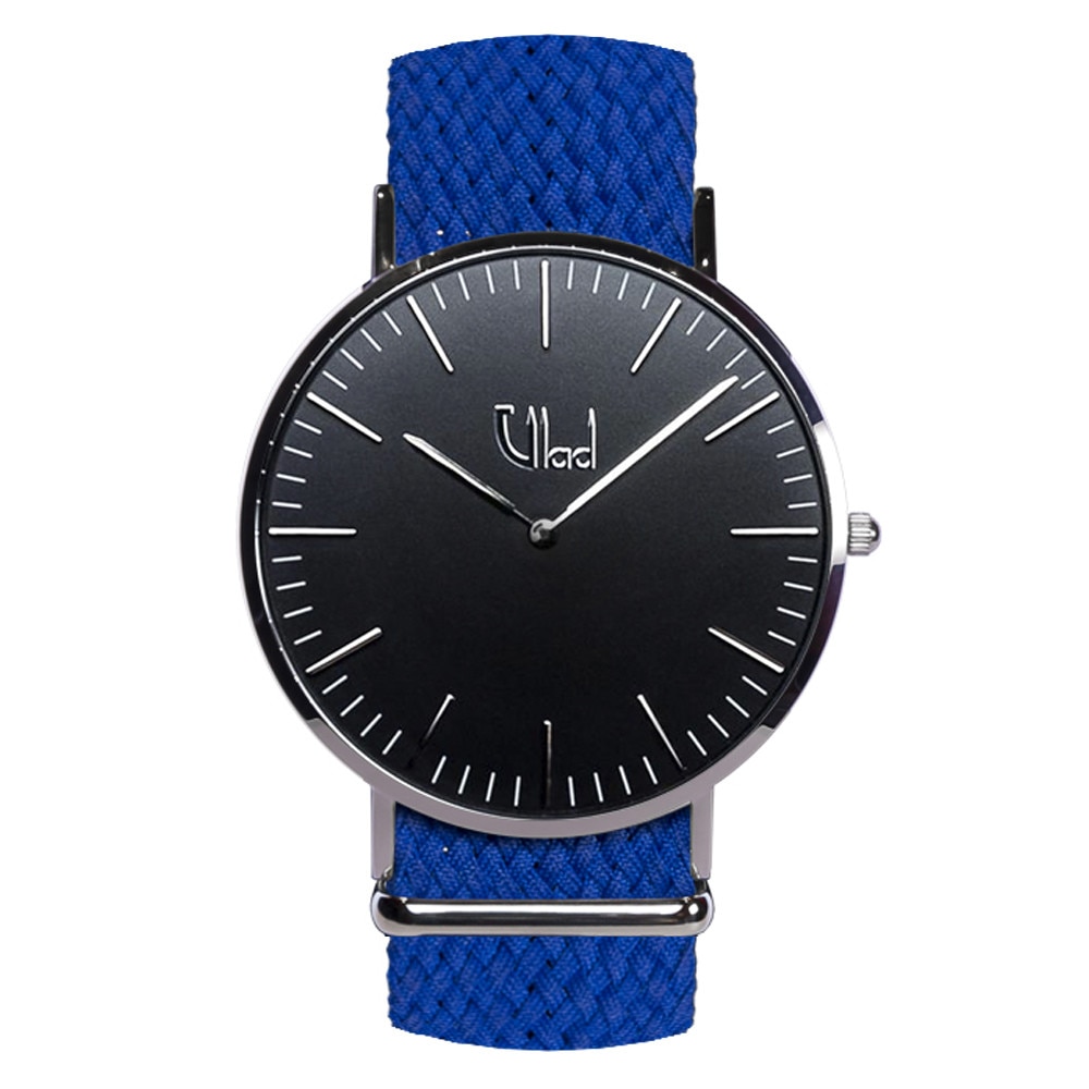 Ceas Vlad Horologes Vertor Black 07, Ecran safir, Curea interschimbabila