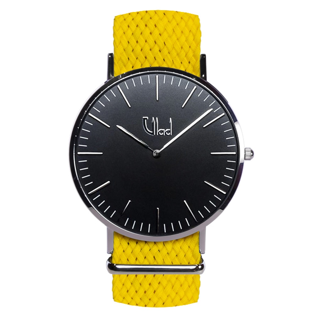 Ceas Vlad Horologes Vertor Black 09, Ecran safir, Curea interschimbabila