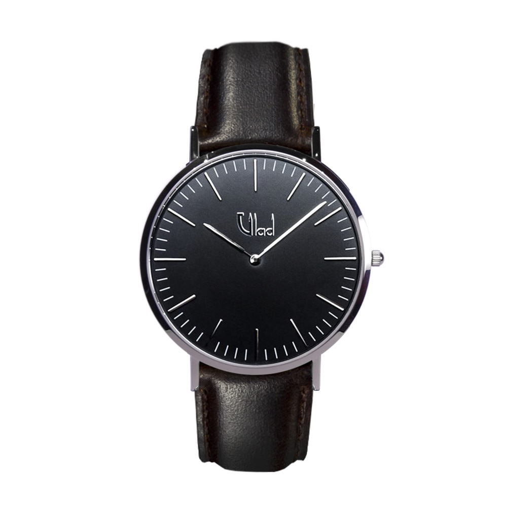 Ceas Vlad Horologes Vertor Black 12, Ecran safir, Curea interschimbabila