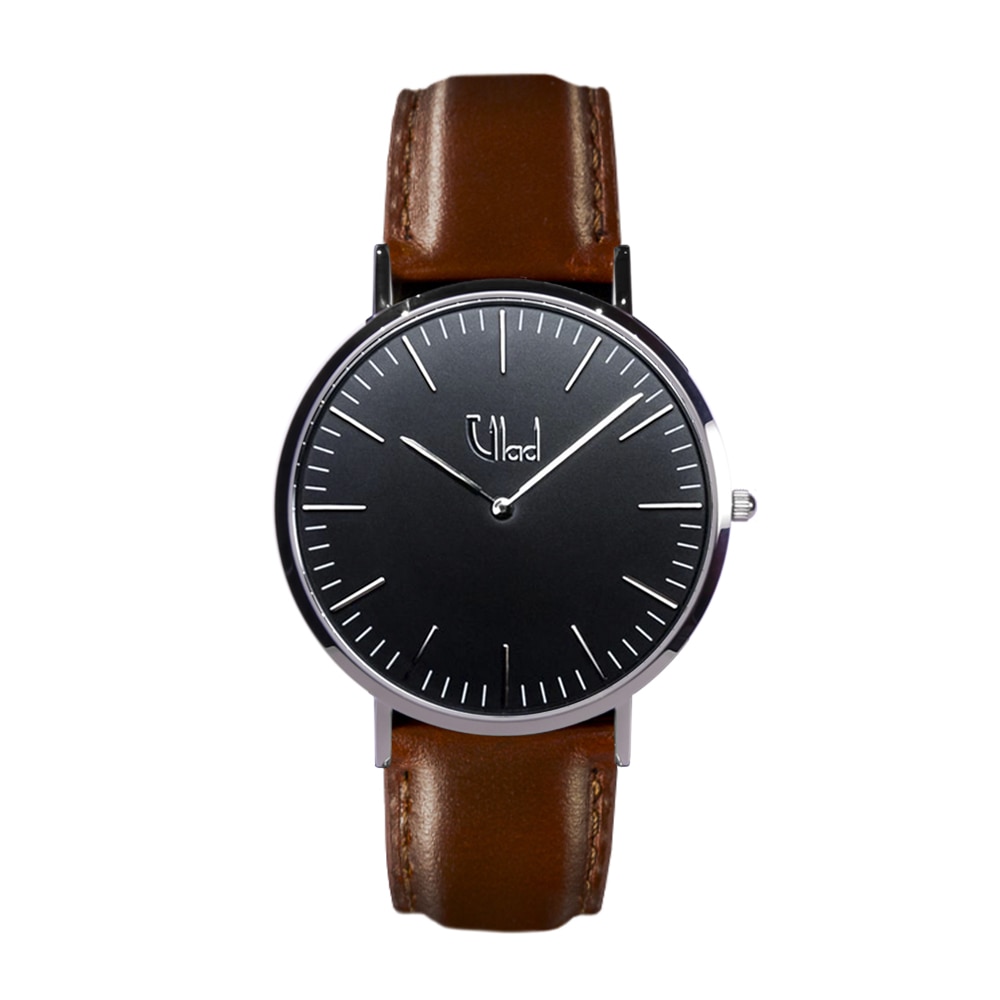 Ceas Vlad Horologes Vertor Black 13, Ecran safir, Curea interschimbabila