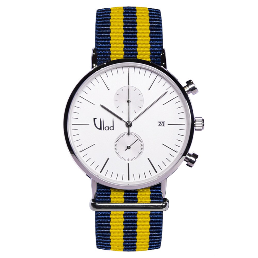 Ceas Vlad Horologes Aquiver Cronograf 05, Ecran safir, Curea interschimbabila