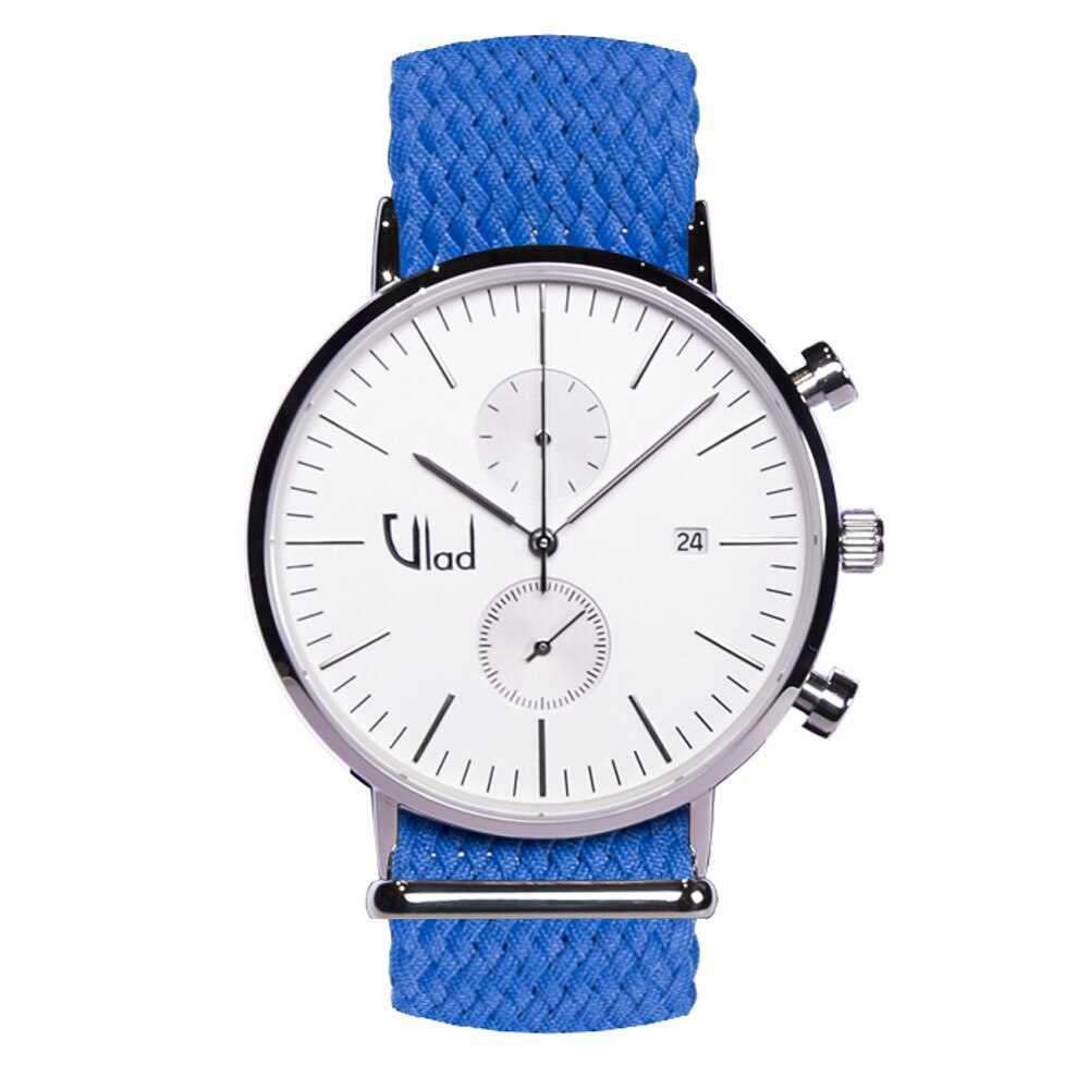 Ceas Vlad Horologes Aquiver Cronograf 06, Ecran safir, Curea interschimbabila