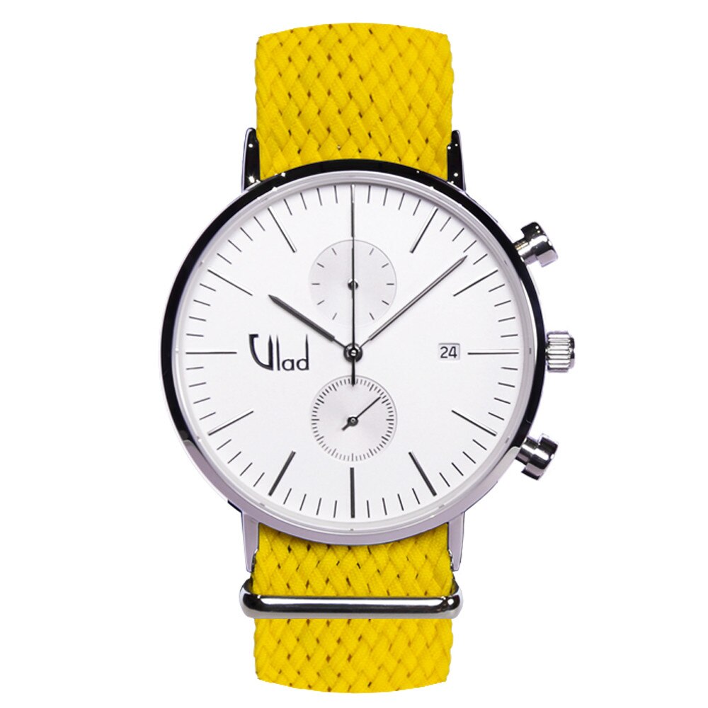 Ceas Vlad Horologes Aquiver Cronograf 09, Ecran safir, Curea interschimbabila