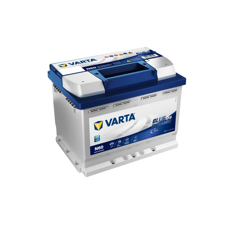 Autós akkumulátor Varta Blue EFB 60Ah 560A N60 start & stop 560500056 + GIFT SCRAPER REDPLAST