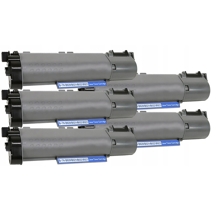 Toner kompatibilis Premium Toner & Ink TN-B023 (UWYL8WF47U2) XL, kapacitás ~2600 oldal (5% A4), kompatibilis Brother DCP-B7520DW/HL-B2080DW/MFC-B7715DW, fekete, 5 db-os szett.