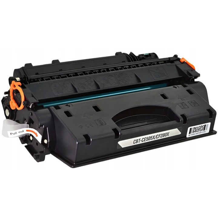 Toner kompatibilis Premium Toner & Ink CF280X (80X), XL kapacitás 7000 oldal, chippel, fekete, kompatibilis HP LaserJet Pro 400 M401/M425, kód 86XMJ34244S