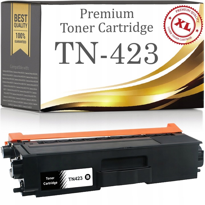 Toner kompatibilis Premium Toner & Ink TN-423 (helyettesíti a TN-421-et), XL, fekete, akár 6000 oldal, chippel, cikkszám: ASGIMGGKYFY7ZK