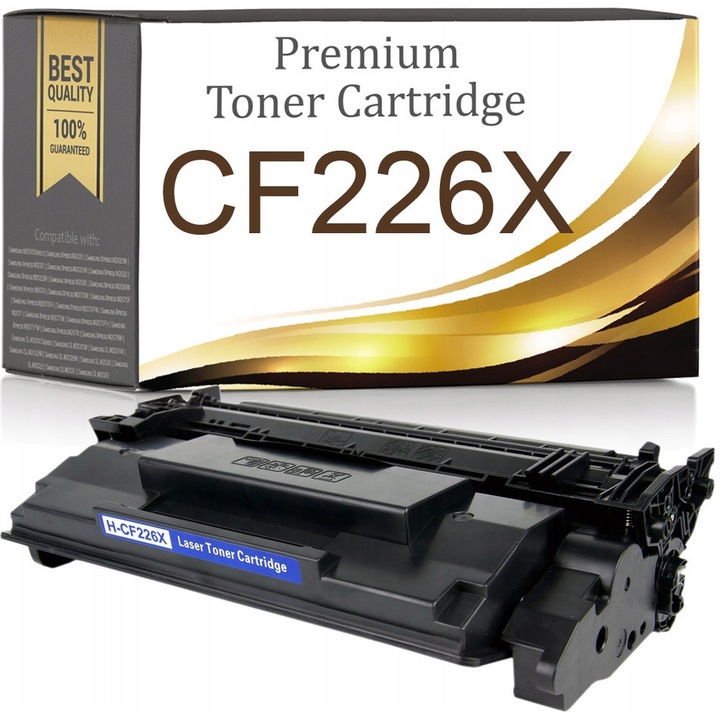 Toner kompatibilis Premium Toner & Ink CF226X (26X), nagy kapacitású 9000 oldal, chippel, fekete, KHPP14AQBFM1BF