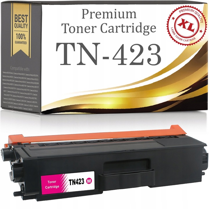 Toner Premium Toner & Ink TN-423/TN-421 XL, kompatibilis Brother HL-L8260CDW/DCP-L8410CDW/MFC-L8690CDW, magenta, akár 4000 oldal (5% fedettség), SRY8BTIV9V kód