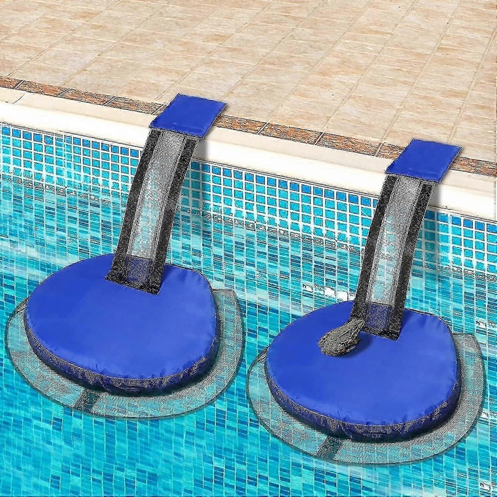 FU-K027620260817-22344 felfújható állatmentő rámpa medencéhez, PVC, kék, 17,5 x 13,3 x 17,7 cm, 1 vagy 2 db-os szett