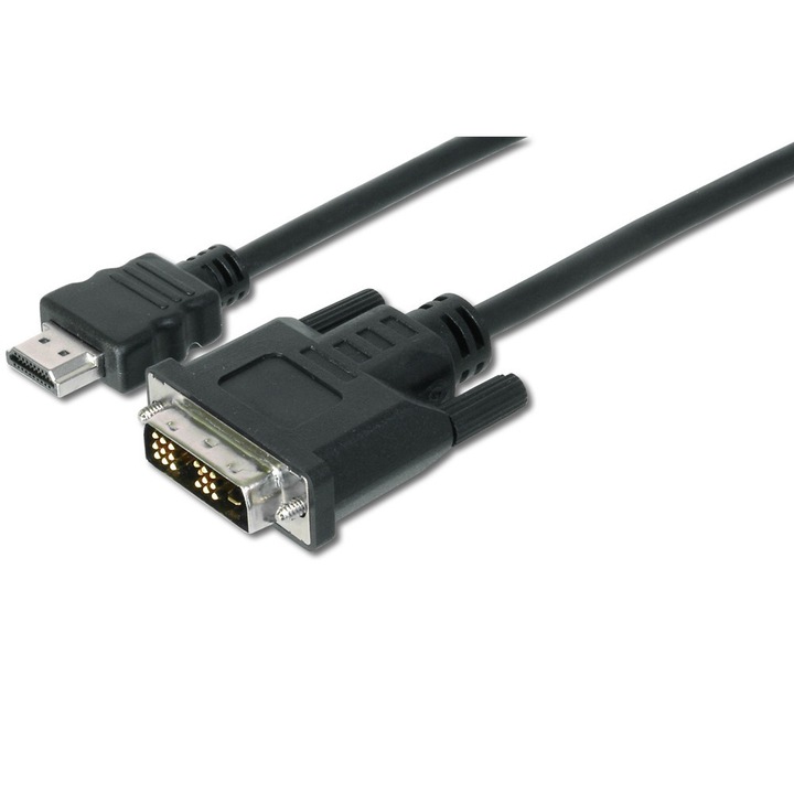 DVI кабел DIGITUS, с една връзка - HDMI, 5 m