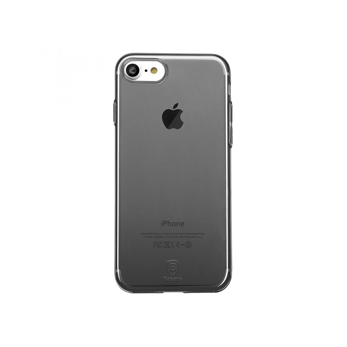 Carcasa protectie BASEUS din gel TPU pentru iPhone 7 4.7 inch, neagra