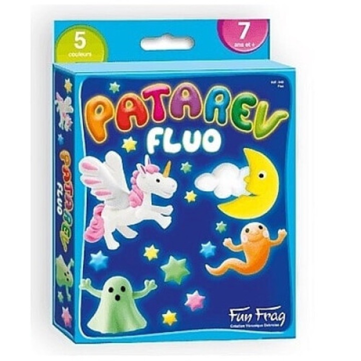 Patarev Fluo - Plastilina elastica si cauciucata