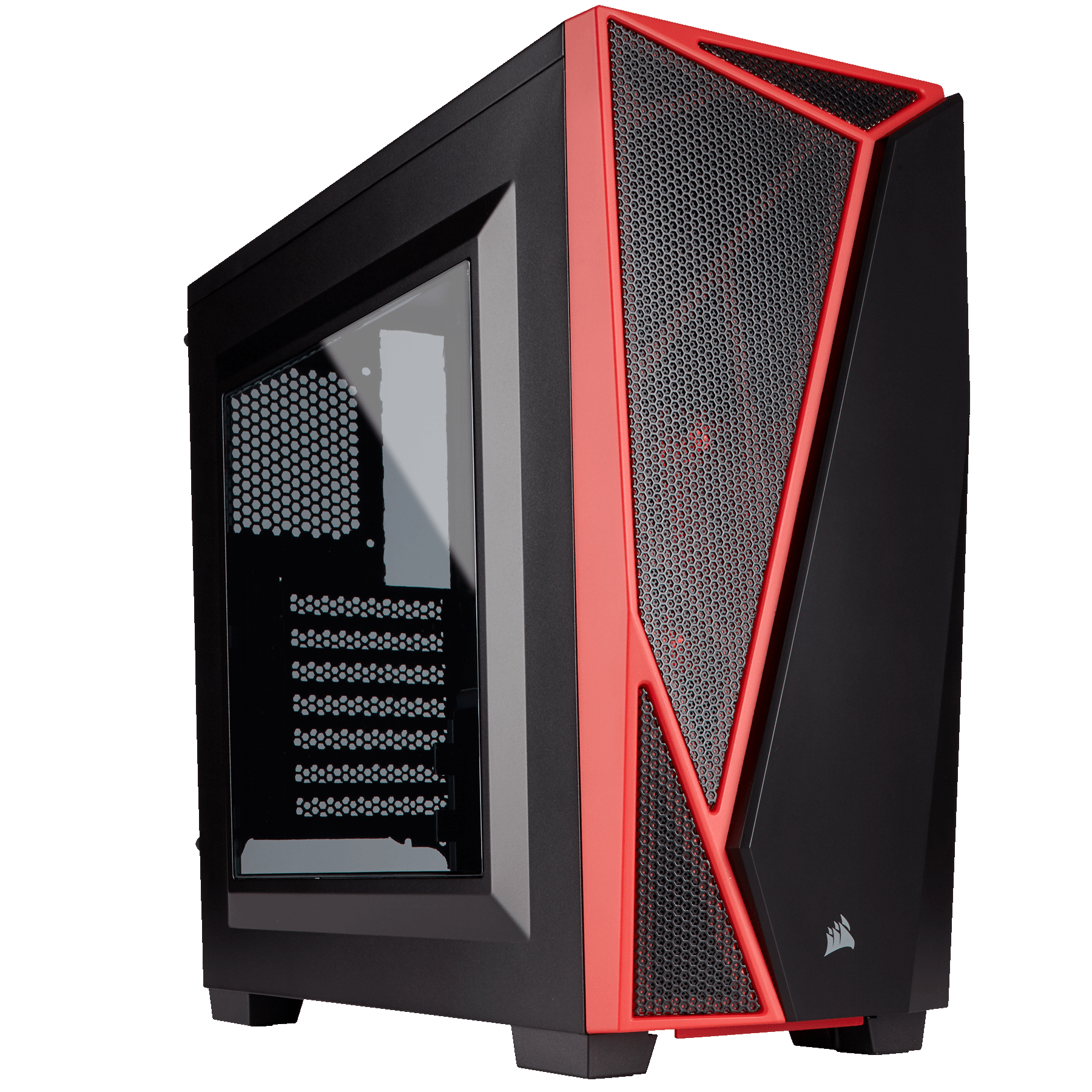 Carcasa Corsair Carbide Series™ SPEC-04, Mid-Tower, fara sursa, ATX, Black/Red