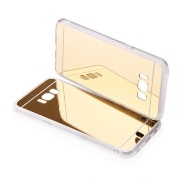 Калъф Samsung Galaxy S8, тип огледало MyStyle Elegance Luxury, златен
