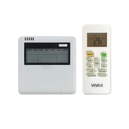 Aer conditionat Duct Vivax ACP-18DT50AERI, R32, Inverter, 18000 BTU/h, Clasa A++, Sleep Mode, 24h timer, Autodiagnoza, Autocuratare, Autodetectie scurgeri freon,filtru Anti-Praf, 1W Standby