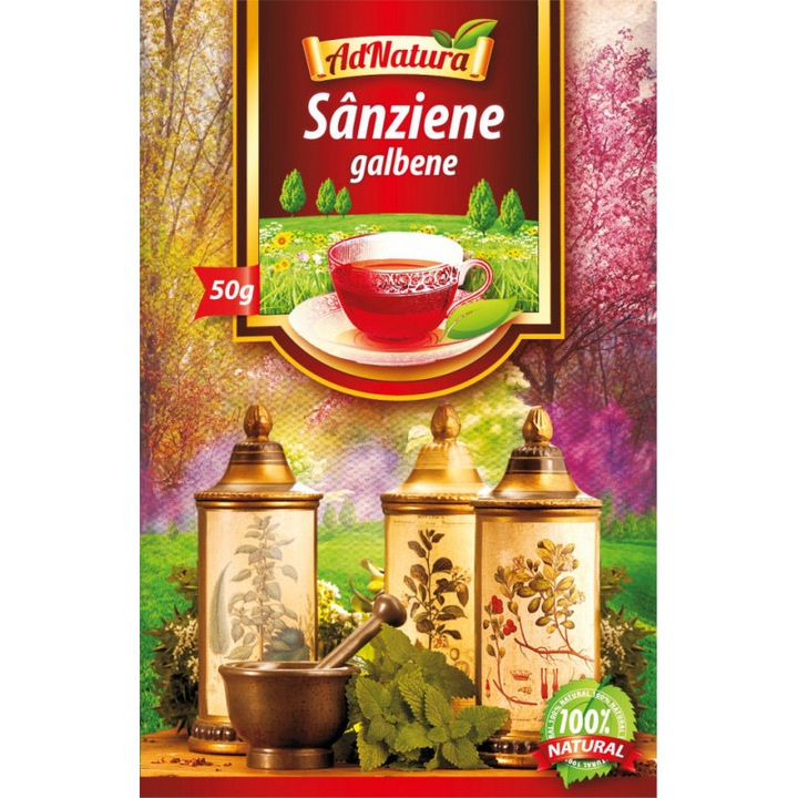Ceai sanziene galbene 50gr adserv