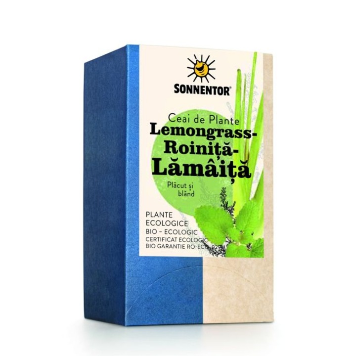 Ceai lemongrass - roinita - lamaita eco 18dz sonnentor