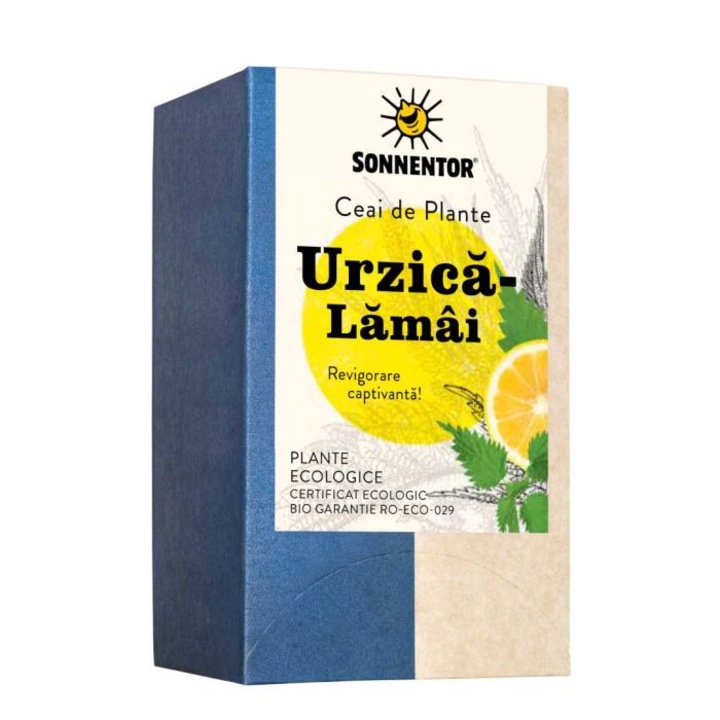 Ceai urzica-lamai eco 18dz sonnentor