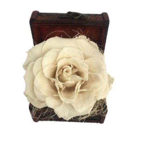 Trandafir criogenat alb in cufar mic
