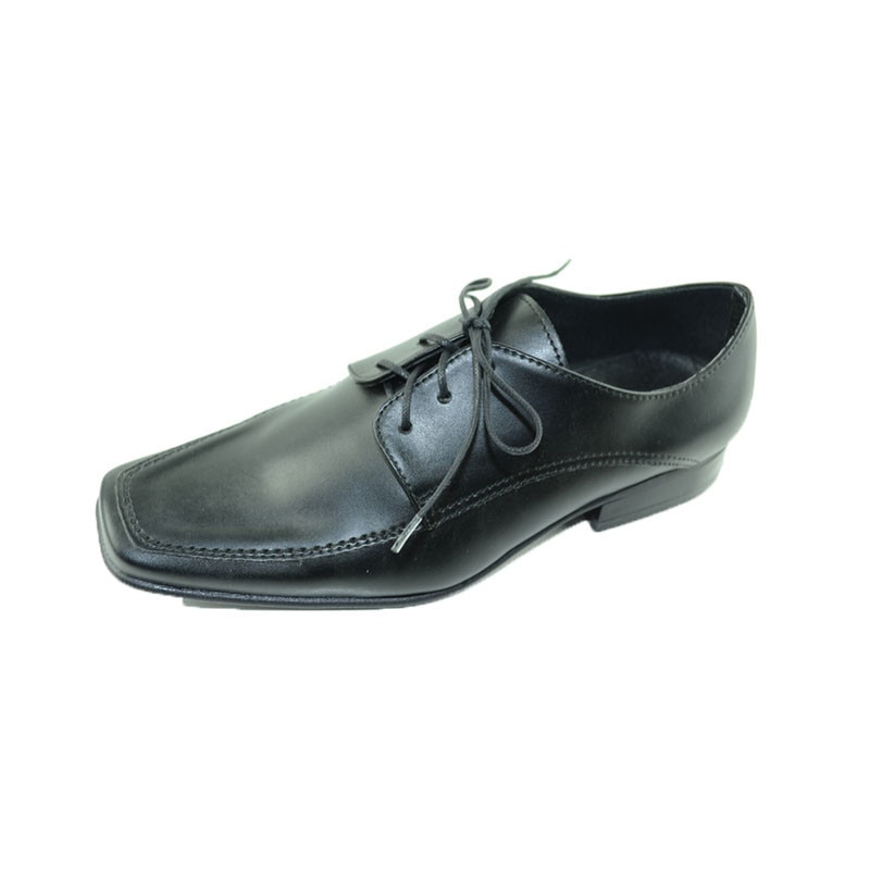 Pantofi eleganti pentru baieti EMEL, piele ecologica, Negru