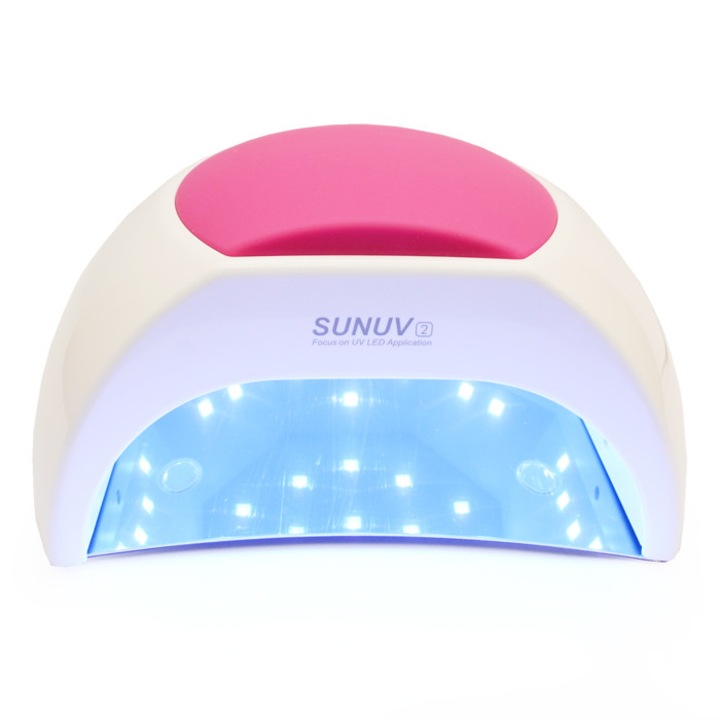 SunOne UV LED Hybrid 48W lámpa kézi tartóval, Double Light LED - SUN2