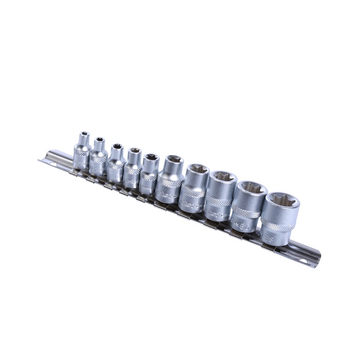 Topmaster Cső Alakú Készlet 1/4 és 3/8 "10 Darabos CR-V