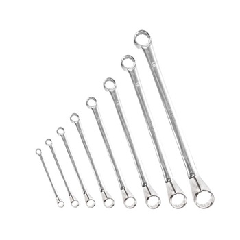 Set 8 chei inelare cu cot 6-22mm CR-V PRESS, Topmaster 235126 Set 8 chei inelare cu cot 6-22mm CR-V PRESS, Topmaster 235126