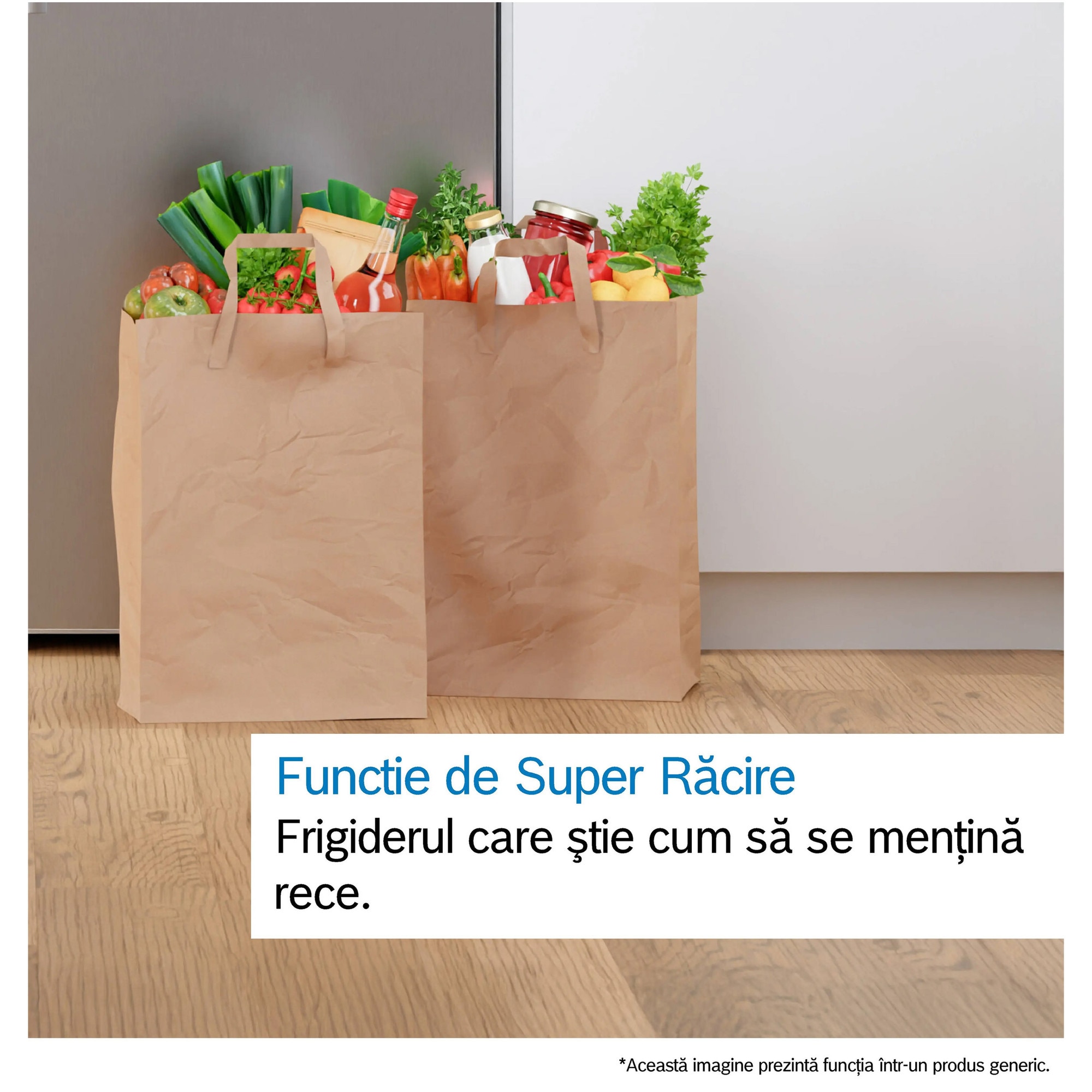 Frigider cu 1 Usa Bosch KSN36AICM Seria 6 No Frost 402L H 186.2CM Clasa C Inox Anti-Amprenta