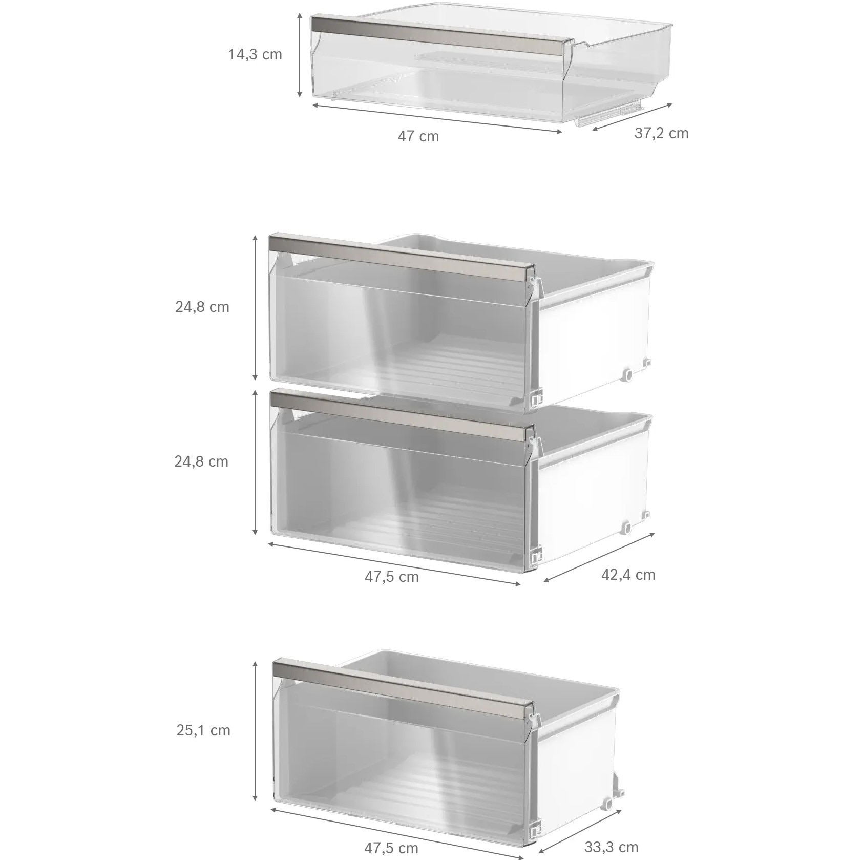 Frigider cu 1 Usa Bosch KSN36AICM Seria 6 No Frost 402L H 186.2CM Clasa C Inox Anti-Amprenta