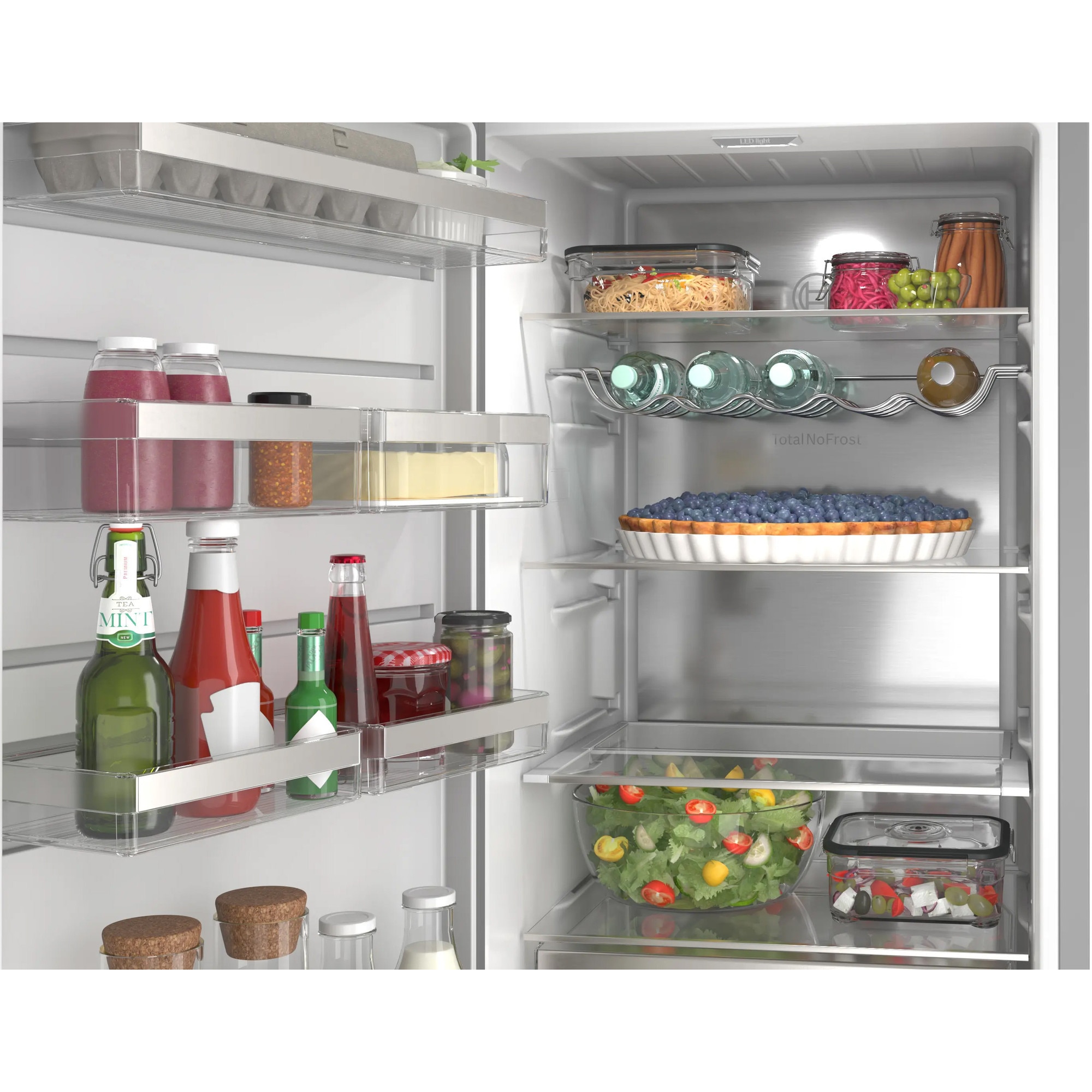 Frigider cu 1 Usa Bosch KSN36AICM Seria 6 No Frost 402L H 186.2CM Clasa C Inox Anti-Amprenta
