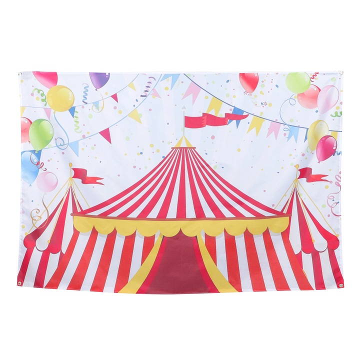Fundal foto decorativ ZYBLSSBB LSM2xh1251-BCS0119147, tematica circ, crem, 150 x 100 cm