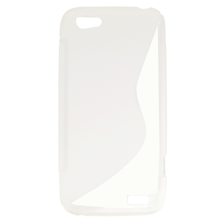 Husa silicon S-line transparenta pentru HTC One V