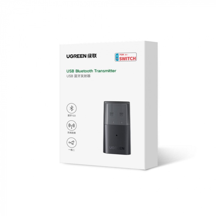 Bluetooth prémium adapter konzolokhoz, Nintendo, Playstation 5, BT 5.0, fekete