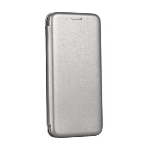 Husa protectie ELEGANCE pentru iPhone X , piele, flip orizontal, inchidere magnetica. Gri
