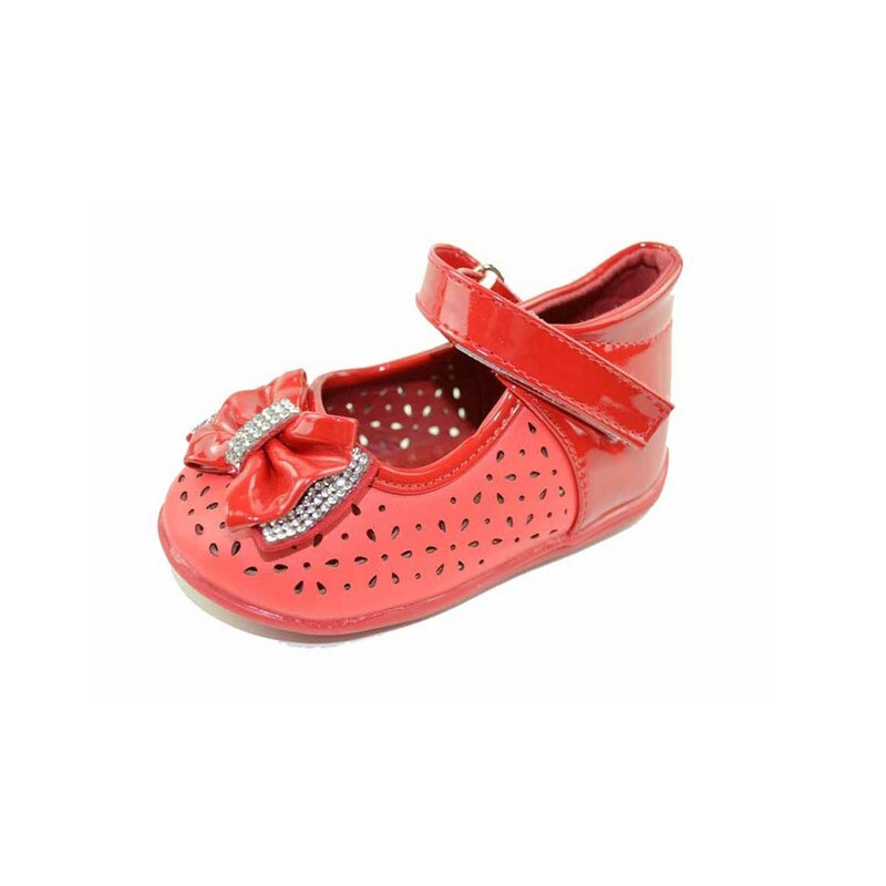 Pantofi eleganti pentru fetite, MRS, Rosu