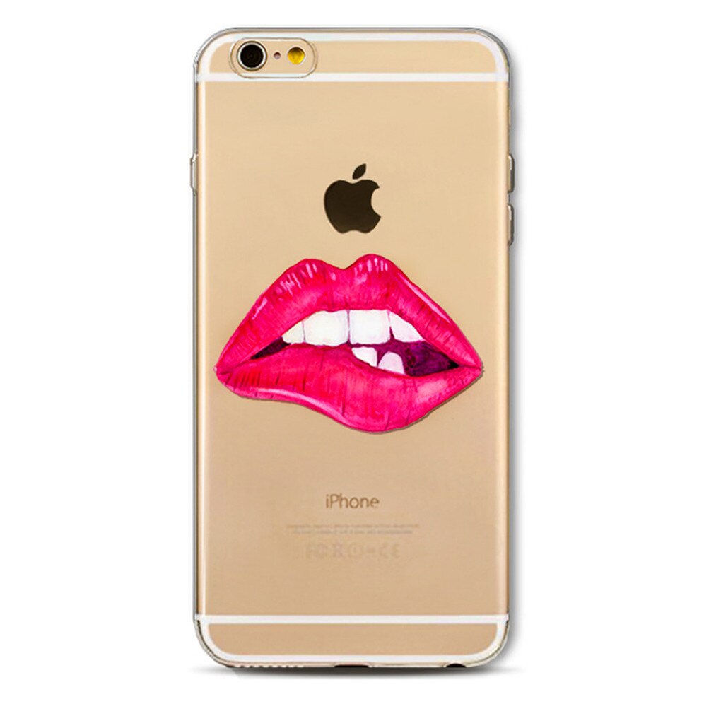 Husa telefon Iphone 8 Plus ofera protectie Ultrasubtire Silicon Moale - Lips