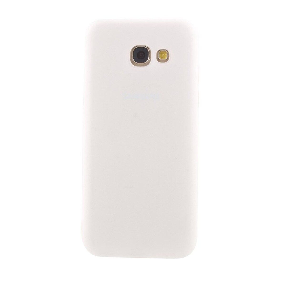 Husa/capac protectie spate din silicon mat pentru Samsung Galaxy A3 2017, carcasa, bumper ultraslim, Alb mat