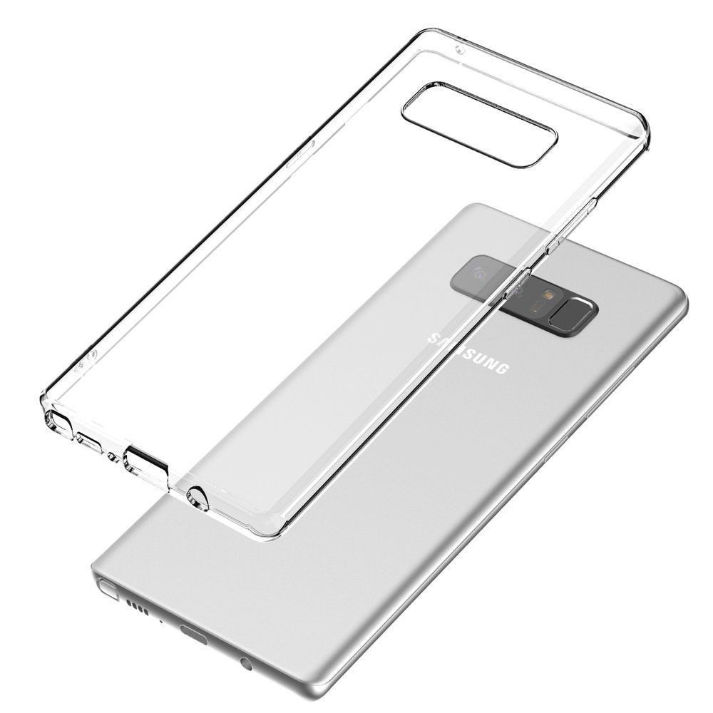 Carcasa Bibilel high quality pentru Samsung Galaxy Note 8 din silicon transparent, protectie spate, bumper ultraslim, carcasa, transparent, BBL067