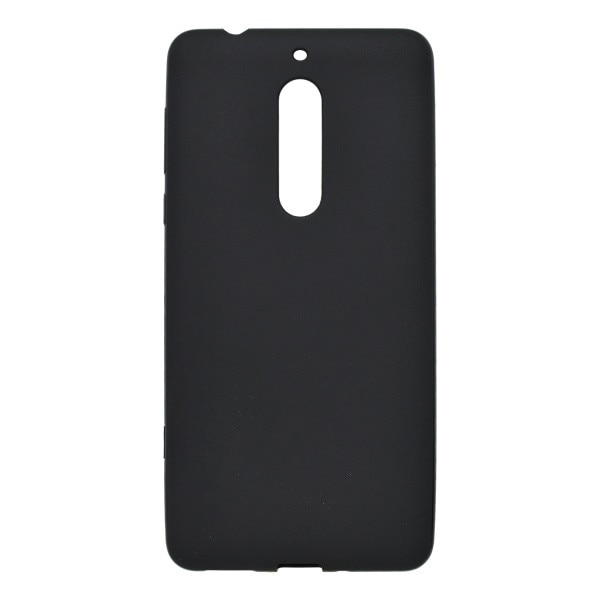 Husa / capac protectie spate din silicon mat pentru Nokia 7, carcasa, ultraslim, negru mat, BBL307