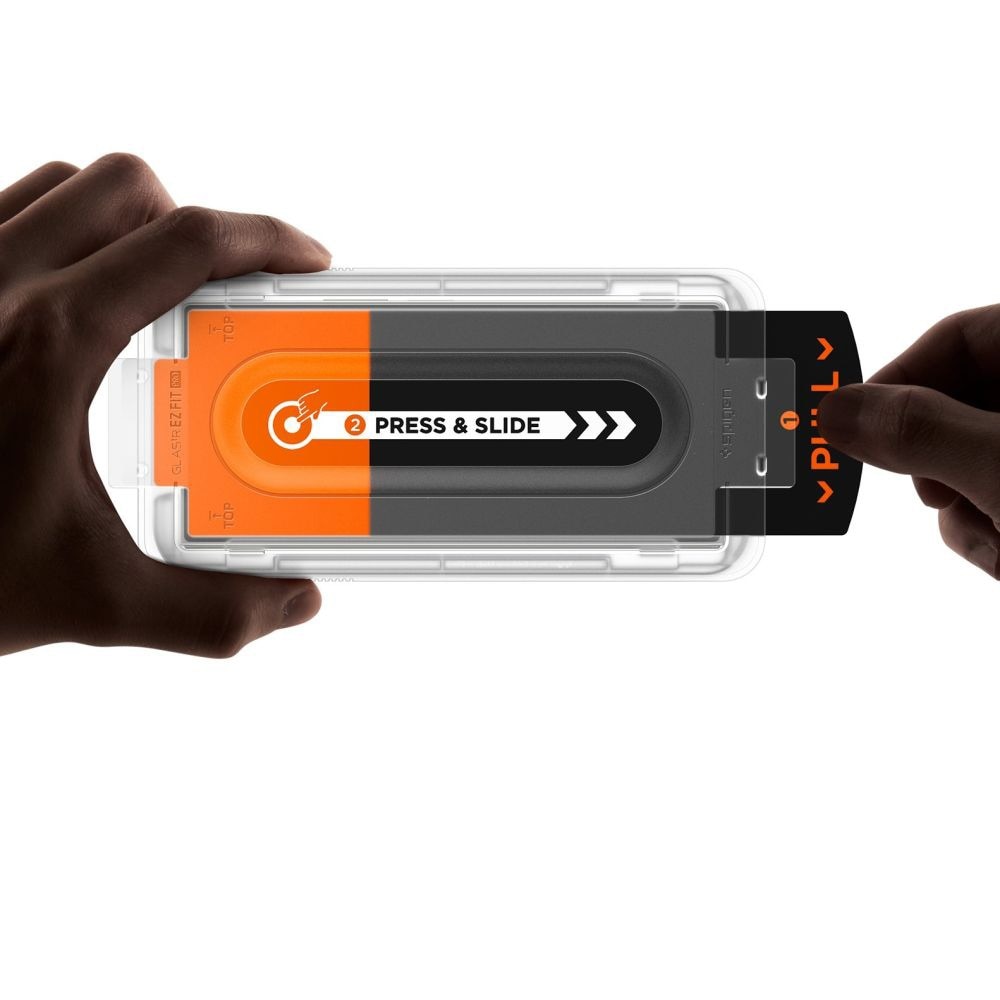 Folie Sticla pentru Samsung Galaxy Z Fold 8 Ultra Spigen Glas.tR EZ-FIT Pro HD, Kit de instalare usoara si rapida cu dispozitiv de potrivire automata, Protectie Profesionala, Ultra Rezistenta, Transparenta