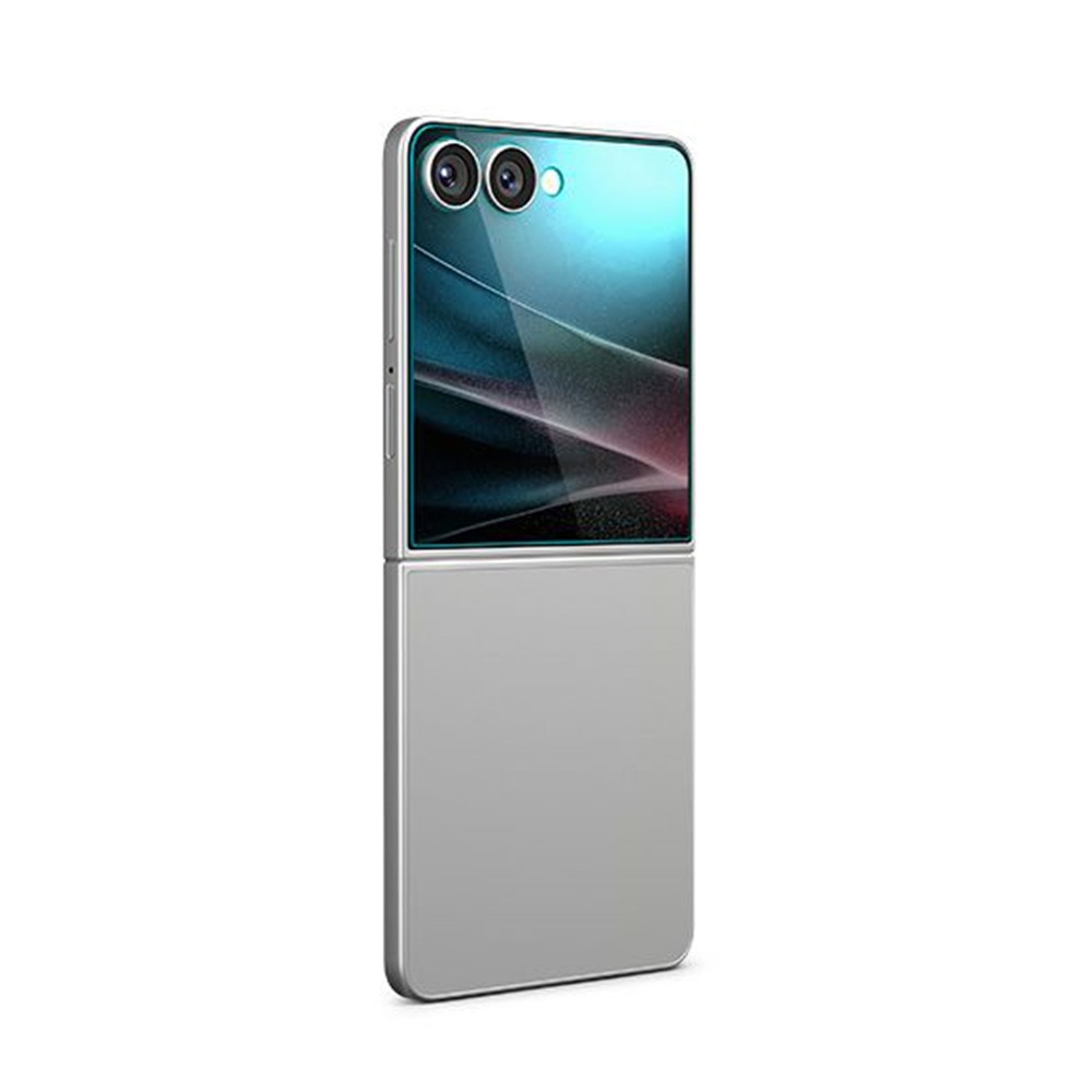 Folie Sticla pentru Samsung Galaxy Z Flip 8 Spigen Glas.tR EZ-FIT HD, Kit de instalare usoara si rapida cu dispozitiv de potrivire automata, Protectie Profesionala, Ultra Rezistenta, Transparenta