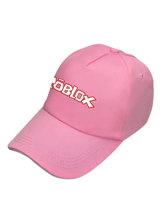 Sapca baseball din bumbac cu logo Roblox, roz, 56-58 cm