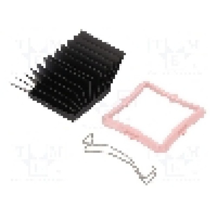 Radiator extrudat, aluminiu, 33mm x 33mm, neagra, Advanced Thermal Solutions - ATS-51330R-C1-R0