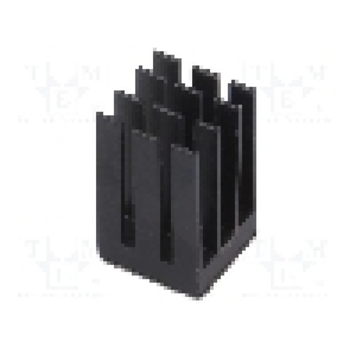 Radiator extrudat, aluminiu, 15mm x 15mm, negru, Advanced Thermal Solutions - ATS-55150W-C1-R0
