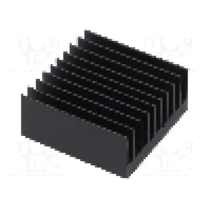 Radiator extrudat, aluminiu, 32.5mm x 32.5mm, neagra, Advanced Thermal Solutions - ATS-54325K-C1-R0