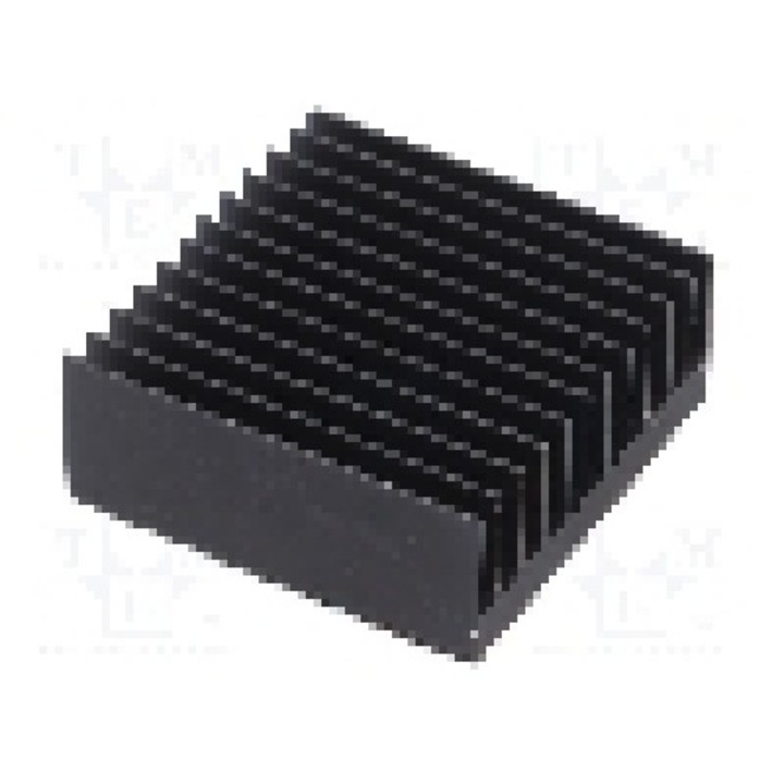 Radiator extrudat, aluminiu, 37.5mm x 37.5mm, neagra, Advanced Thermal Solutions - ATS-54375K-C1-R0