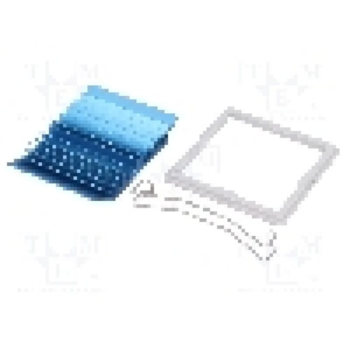Radiator extrudat, aluminiu, 42.5mm x 42.5mm, albastru, Advanced Thermal Solutions - ATS-50425B-C1-R0