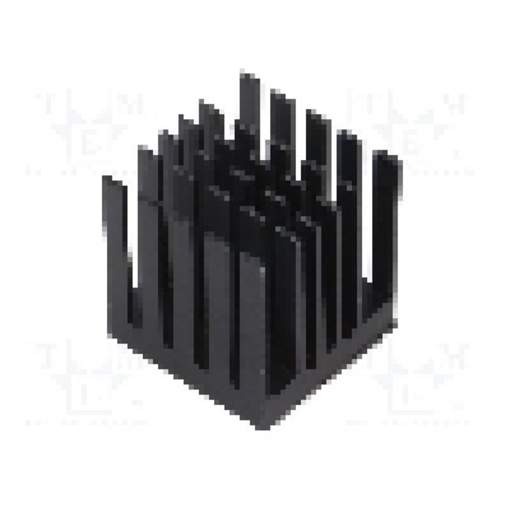 Radiator extrudat, aluminiu, 23mm x 23mm, negru, Advanced Thermal Solutions - ATS-55230W-C1-R0